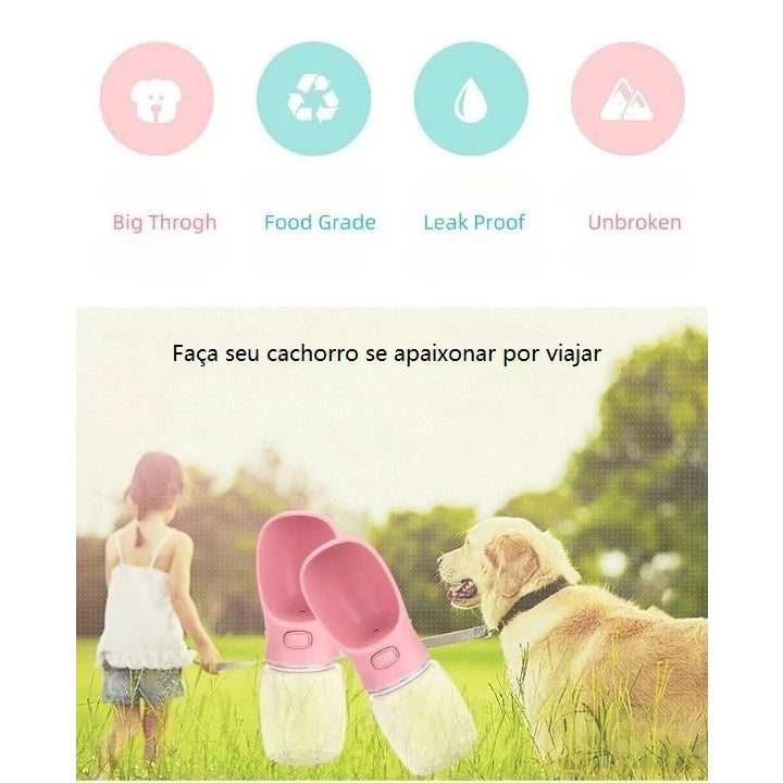 Dog Dispenser - Ração e Água para Passeios com o Pet